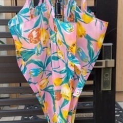 新品　婦人ジャンプ傘　チューリップ柄　お値下げの画像