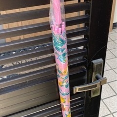 新品　婦人ジャンプ傘　チューリップ柄　お値下げの画像