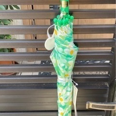 新品　婦人/子供用ジャンプ傘　花柄　お値下げの画像