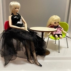 ぶちサンプル カフェテーブルの画像