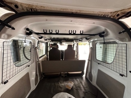 スズキエブリィ用　車内釣り竿ラック