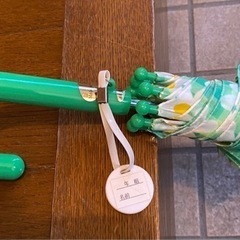 新品　婦人/子供用ジャンプ傘　花柄　お値下げの画像