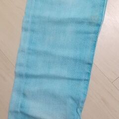 ★春色★メンズパンツ★gu★M★カラーパンツ★スカイブルーの画像