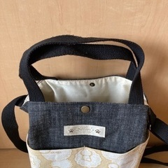 ハンドメイド、ショルダーバックの画像