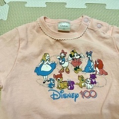 ディズニーロンパース 100周年記念品コラボ 80cmの画像
