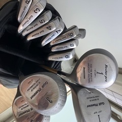 ゴルフバッグTaylormade＋クラブセットgolf planner 3000円の画像