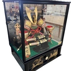 NO.916 五月人形 ケース付き オルゴール 端午の節句