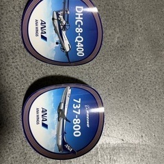 ANA ステッカー×2(BOEING737-800・DHC8-Q...