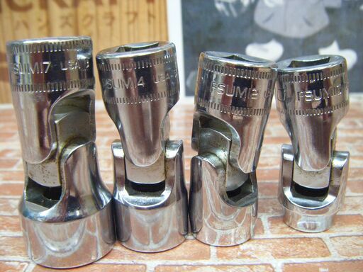 スナップオン　Snap-on　FSUM17/14/12/10　ユニバーサルソケット四点セット　中古品　【ハンズクラフト宜野湾店】