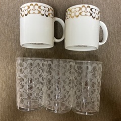 コーチ　coach マグカップ×3 グラス×2