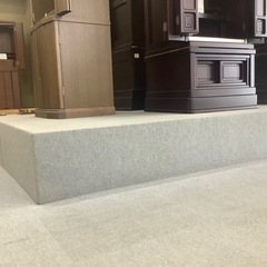 展示台フェルト貼りの画像