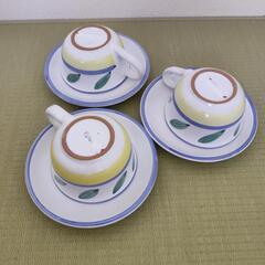 カップアンドソーサー　3客