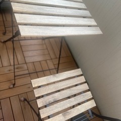 ガーデン テーブル セット 3点セット 折りたたみ NBS-3 ...