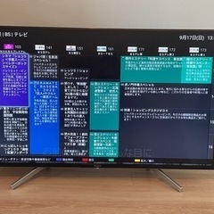 Sony BRAVIA 49型液晶テレビの画像