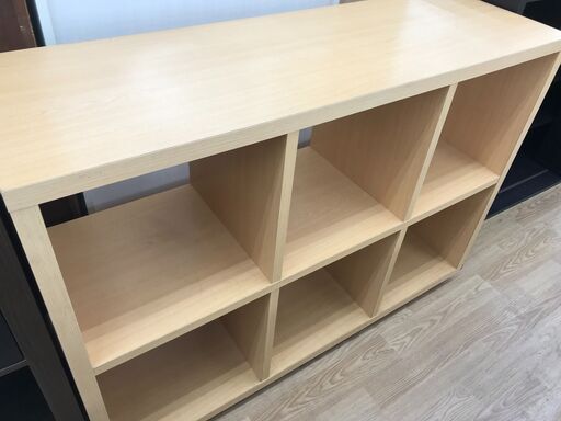 ★ジモティ割あり★  オープンシェルフ 茶色 H85×W120×D39 クリーニング済み KJ2937