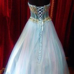 ★SALE★☆USED☆　ライトブルー・パーティードレス（Angel R）の画像