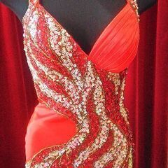 ★SALE★☆USED☆　レッド・パーティードレス（Angel R）の画像