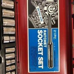 【値下げ】RATCHET SOCKETSET 21PCの画像