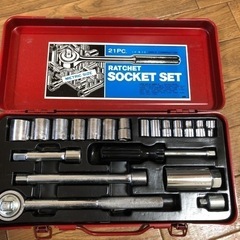 【値下げ】RATCHET SOCKETSET 21PC