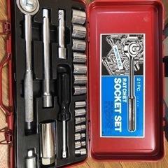 【値下げ】RATCHET SOCKETSET 21PCの画像