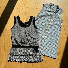 チュニック　ワンピース　130  2枚セット