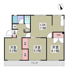 💙💙フリーレント1ヶ月付き😍敷礼０！《3LDK》船橋市🐻M-re...