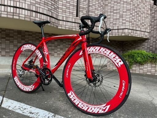 ロードバイクCyrusher-XC700 レッド2×714変速 (エウレカ) 鹿児島