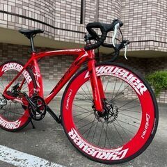 ロードバイク　Cyrusher-XC700 　　レッド　2×7　...