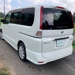 セレナ 車検7年3月 両側電動 ナビ Bカメラ リアモニター Bluetoothの画像
