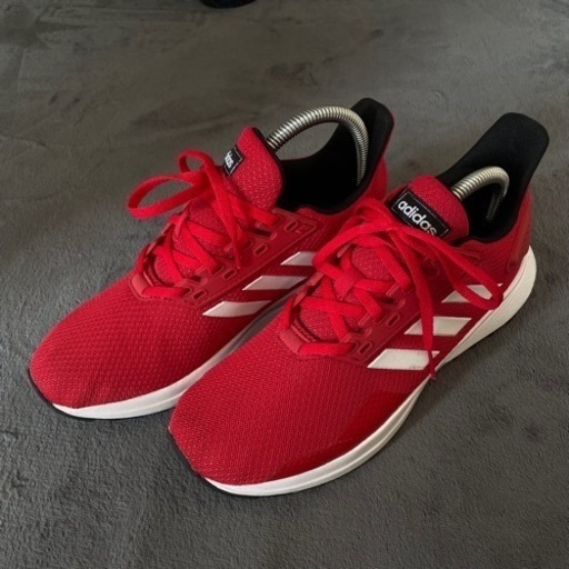 【 adidas 】アディダス デュラモ9K 24.5cm 赤系