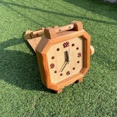 オシャレなウッド時計