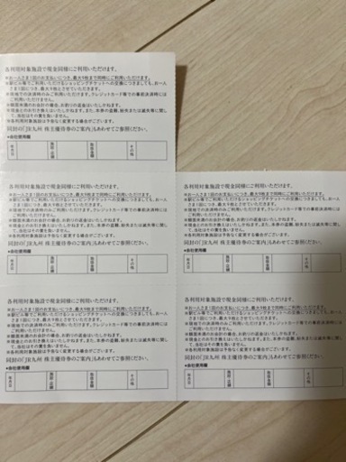 JR九州　株主優待券  10000円分