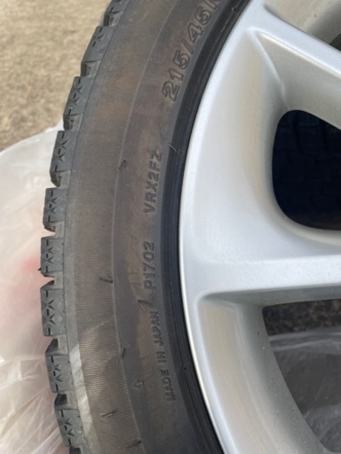 LEXUS純正ホイール+BRIDGESTONE スタッドレスタイヤVRX2 4本組