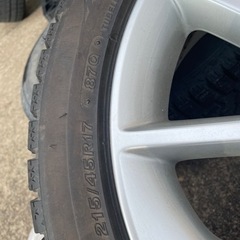 LEXUS純正ホイール+BRIDGESTONE スタッドレスタイヤVRX2 4本組の画像