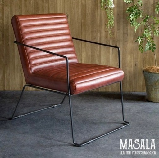 MASALA レザーチェア　本革 牛革　椅子　SF-M2254