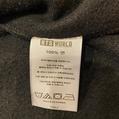 BTS WORLD ジップアップパーカの画像