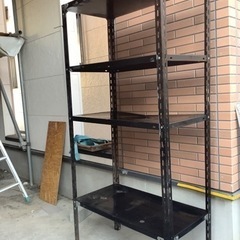 【無料】スチール棚　4段の画像