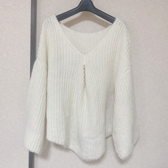 GRL 白ニット F