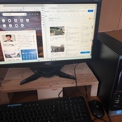 HPデスクトップ(intel-i5／SSD)+液晶ディスプレイ(...
