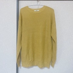 GRL ニット F マスタード