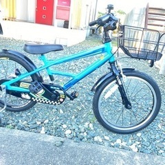 子供用自転車　18インチ　補助輪付き