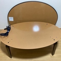 ニトリ家具調コタツ楕円型WTN-OV 120DBR (hykiki) 藤崎の