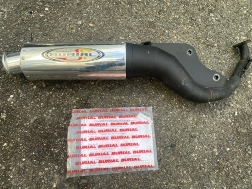 限界値下げ！1.7万円‼️直接引取限定！ホンダ　ライブディオaf35 af34 ベリアルグランドスラムマフラー使用期間3ヶ月ほぼ新品