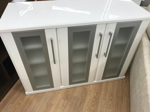 ★ジモティ割あり★  キッチンカウンター 白 H85×W121×D54 クリーニング済み KJ2944