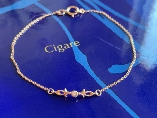 agete10金ダイヤモンドブレスレット