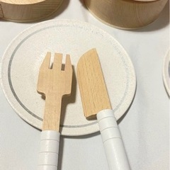 【1点のみ!】 木製 おままごと セット キッチン 女の子 プレゼント 知育玩具の画像