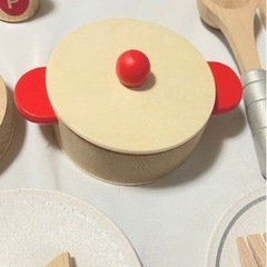 【1点のみ!】 木製 おままごと セット キッチン 女の子 プレゼント 知育玩具の画像