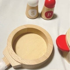 【1点のみ!】 木製 おままごと セット キッチン 女の子 プレゼント 知育玩具の画像