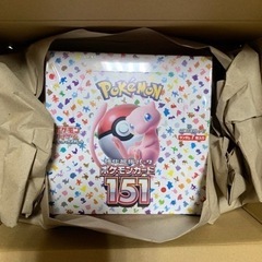 ポケモン151 box 未開封シュリンク付き