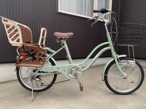 子乗せ自転車 綺麗です。